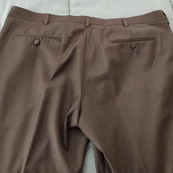 Axist Dark Brown Men's Dress Pants - Picture 4 of 7
